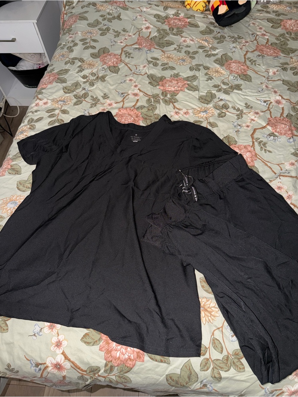 Black Women's V-Neck Top - Classic Everyday Tee